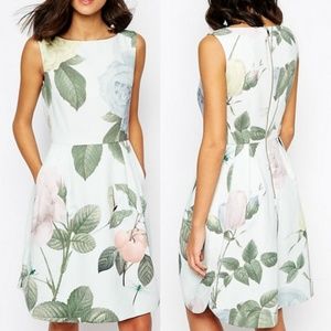 Ted Baker Eleta Distinguishing Rose Mint Dress